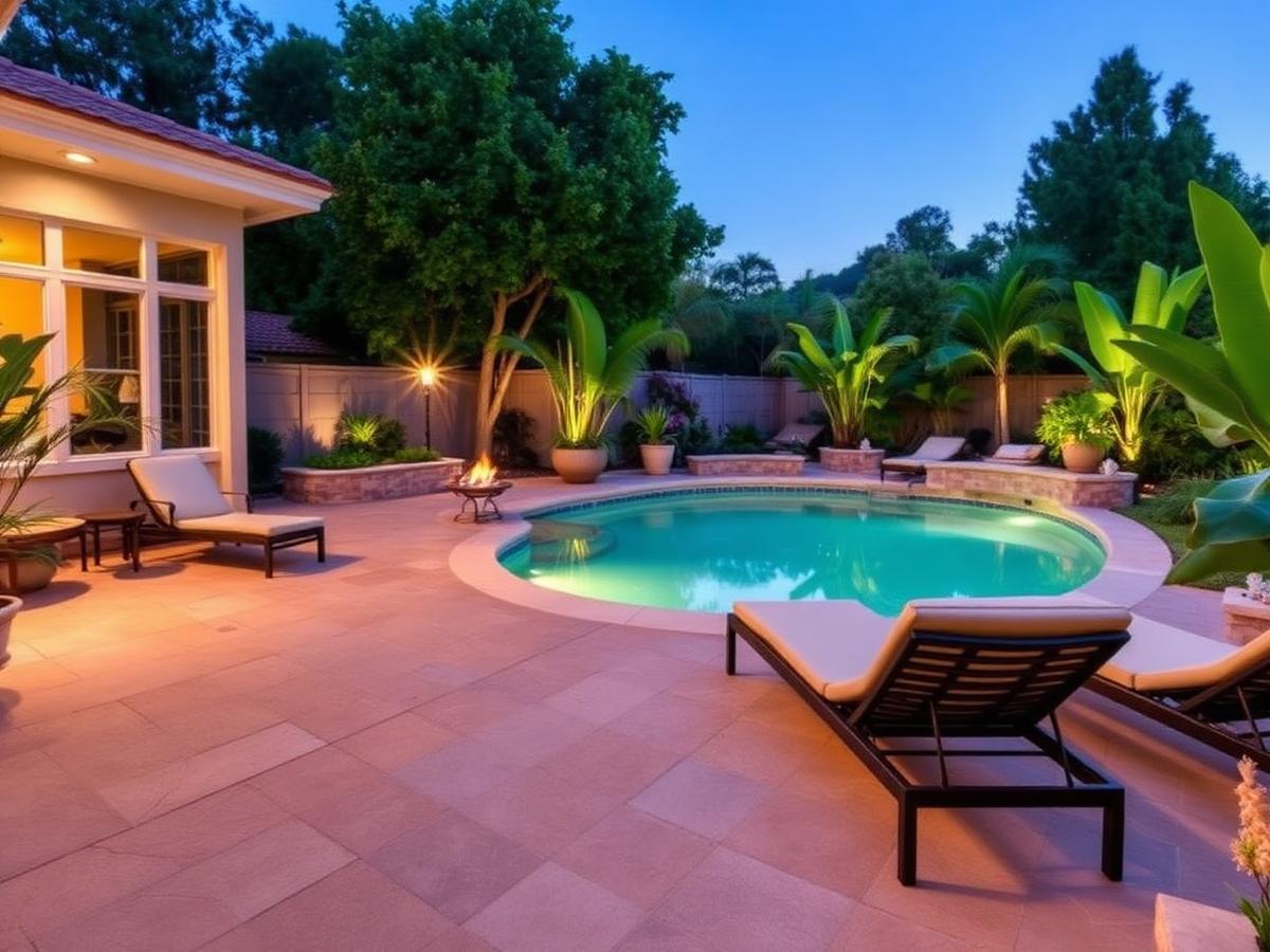 Poolside Retreat, Cary